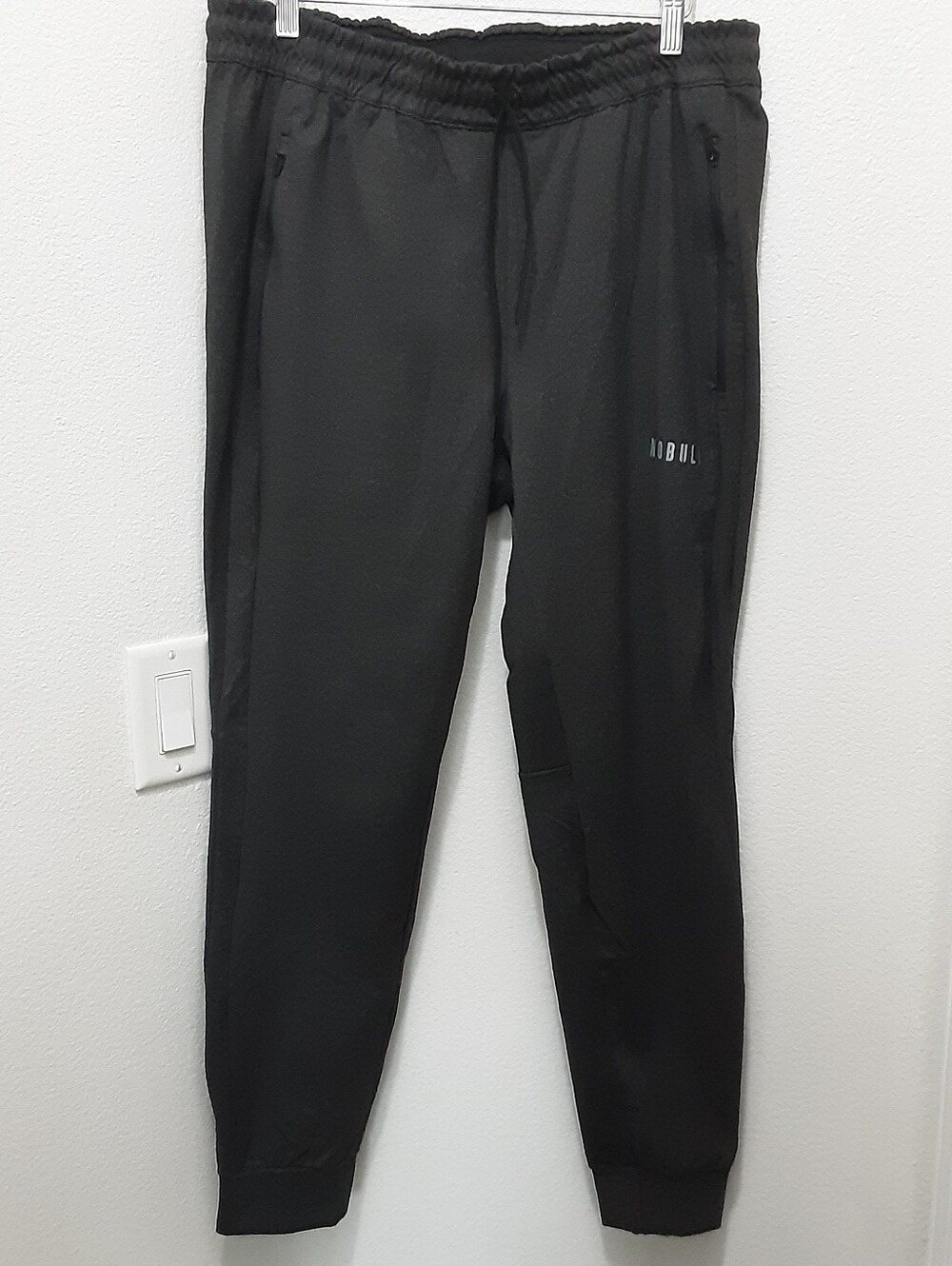 Mens NoBull Active Jogger Pants Charcoal Grey